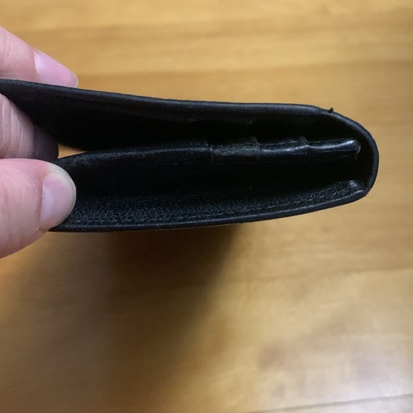 Loewe Black Soft Leather Wallet Bifold Unisex Slim Wallet Nappa GUC - Picture 9 of 16